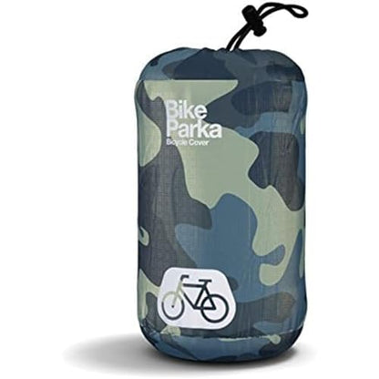 BikeParka STASH Waterproof Bicycle Cover (CAMO) - color: Camouflage