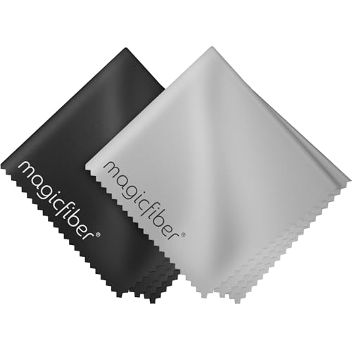 MagicFiber Microfiber Cleaning Cloths, 2 Pack - Premium Cloth for Glasses, Lens, Screens & More - size: 2 PACK