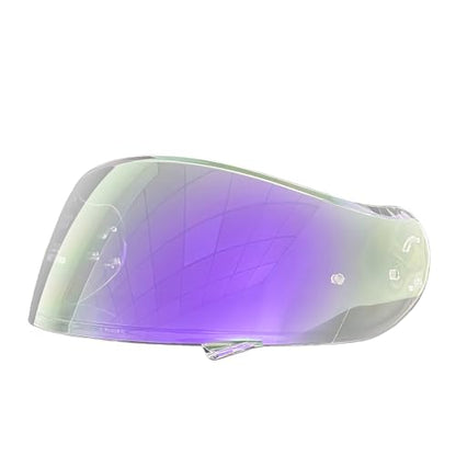 Neotec 2 Helmet Visor Replacement for,CNS-3 UV Protection Helmet Face Shield Compatible with SHOEI Neotec 2(Revo Clear Purple-Day and Night Use) - color: Revo Clear Purple-day and Night Use