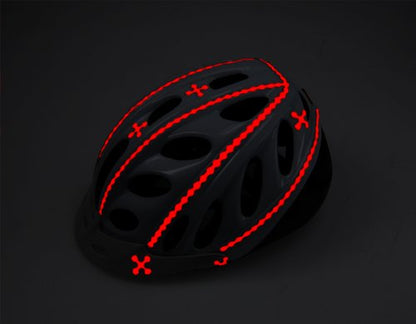 RydeSafe Reflective Decals - Hexagon Kit - Large - color: Red