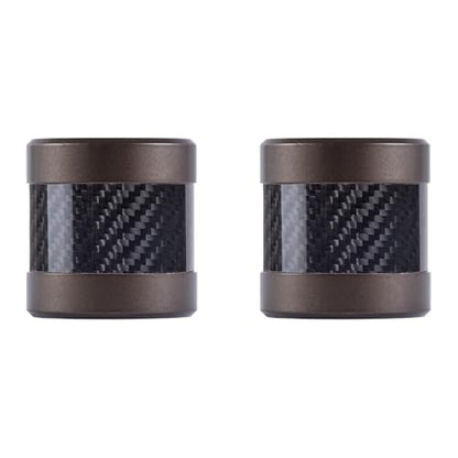 Advanblack Protek Machined CNC Alumium with Carbon Fiber Inlay Crash Bar Slider (Bronze CNC w/Carbon Inlay) - color: Bronze CNC w/ Carbon Inlay