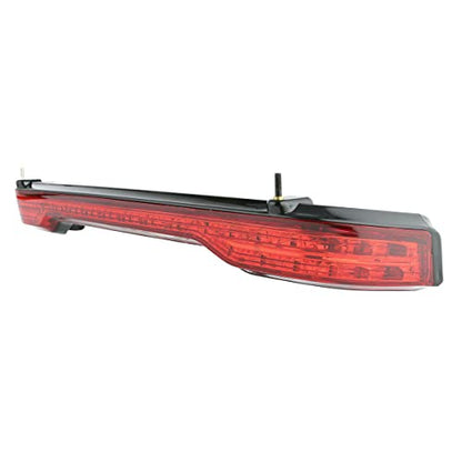TCMT King Trunk LED Tail Light Assembly Wiring Harness Fits For Harley Touring Road King Road Street Electra Glide Tri Glide Ultra Limited 2014-2025 Red Len - color: Red Lens Black Housing A, size: Light Set(17 Funtions)
