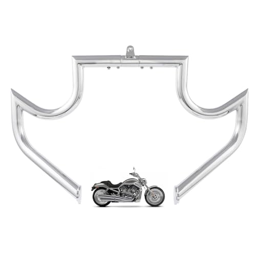 1.5" Crash Bar Engine Guard Highway Freeway Bar for Harley Davidson Touring Road Glide Road King Street Glide Electra Glide CVO and Trike Models (Fit for 2009-LATER Touring, Chrome-C) - color: Chrome-C, size: Fit For 2009-later Touring