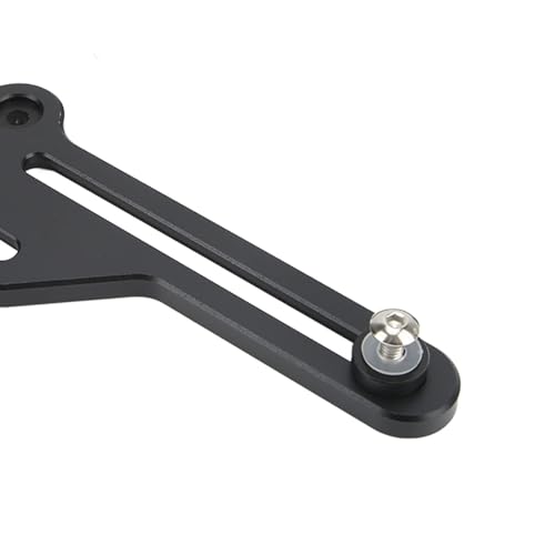 Aramox Windscreen Adjusters, Pair Motorcycle Adjustable Bracket Anodized Black Replacement for 700 XT700Z 2019?2021