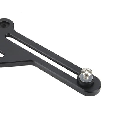 Aramox Windscreen Adjusters, Pair Motorcycle Adjustable Bracket Anodized Black Replacement for 700 XT700Z 2019?2021