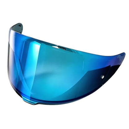 Shoei RF-1400 Helmet Visor Replacement for X15 CWR-F2 RF-1400 Z8 NXR2, CWR-F2 Shield Windshield Anti-Scratch UV Protection (Ice Blue) - color: Ice Blue