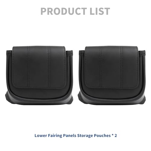 Lower Fairing Panels Storage Pouches Fairing Lower Tool Bags Door Pockets Compatible with Harley Touring Road Glide Street Glide Trike Tri Glide 2014-2024