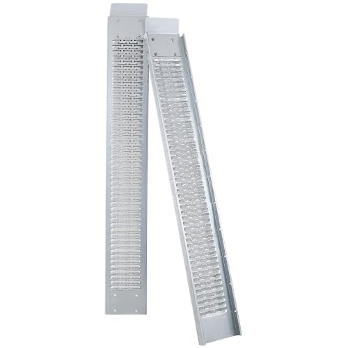 Loading Ramps, 960lbs Capacity Loading Ramps for Pickup Trucks, Steel Motorcycle Ramp, Dirt Bike Ramp for Truck, Lawn Mower, Snowblower, ATV, Quad, Pack of 2,with 4pcs Pedal (69" L) - size: 69" L