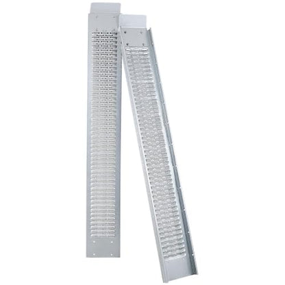 Loading Ramps, 960lbs Capacity Loading Ramps for Pickup Trucks, Steel Motorcycle Ramp, Dirt Bike Ramp for Truck, Lawn Mower, Snowblower, ATV, Quad, Pack of 2,with 4pcs Pedal (69" L) - size: 69" L