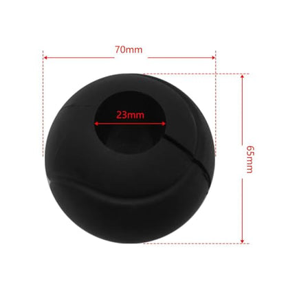 Motorcycle 1"-1.25" Engine Guard Rubber Ball Anti Fall Bumper Spherical Crash Bar Protector Bumper Universal Black for Indian for H-Arley for Honda for Kawasaki for Suzuki