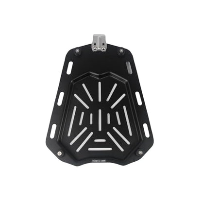 Motorcycle Rear Luggage Rack Motorcycle Rear Luggage Box Bracket Plate Trunk Boot Quick Release Base Shelf Holder Toolbox Carrier - color: 80L Iron