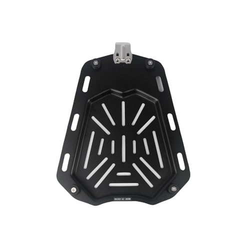 Motorcycle Rear Luggage Rack Motorcycle Rear Luggage Box Bracket Plate Trunk Boot Quick Release Base Shelf Holder Toolbox Carrier - color: 80L Iron