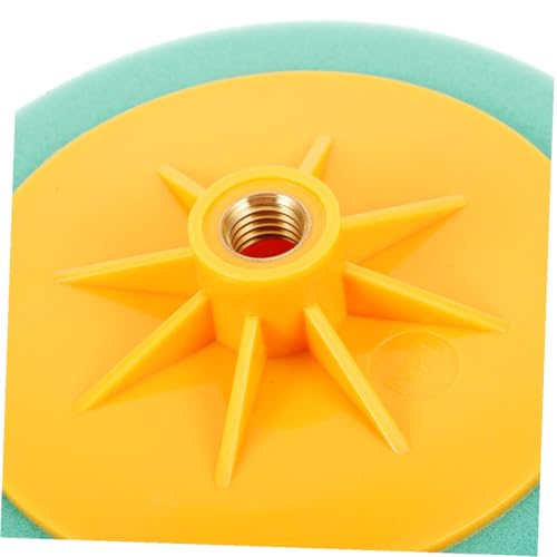 CHILDWEET Polishing Sponge Pads Buffing Sponge Drill Attachment 6-inch Green Polyester Honeycomb Car Detailing Wax Applicator Pad for Mirror Finish