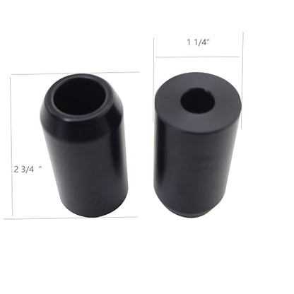 Black 2pcs Motorcycle Crash Bar Guard Ball Engine Guard Collision Protector Lever Head Fit for Harley