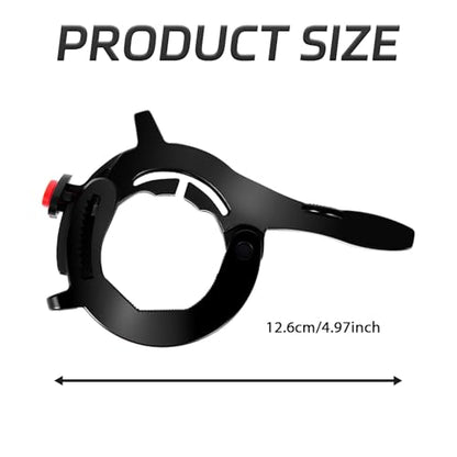 Motorcycle Cruise Control Assist, Adjustable Motorcycle Throttle Lock, Anti-Slip Motorcycles Cruise Control Throttle Clamp, Universal Electric Vehicle Throttles Booster Handlebar Attachment