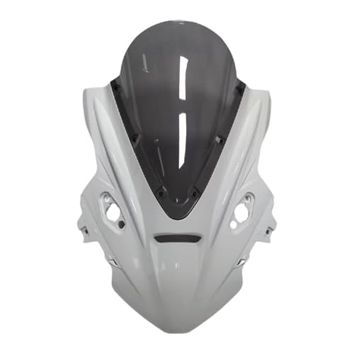 Motorcycle Windshield Windscreen for 675SR CF675SR CF 675SR-R, Motorcycle Double Bubble Windscreen Screen Wind Deflectors Accessories - color: White