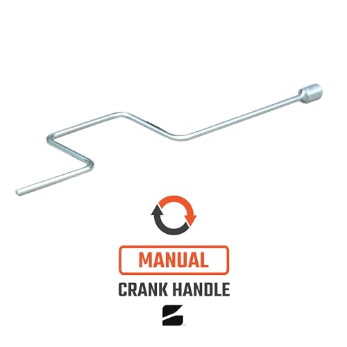 Bastion Distribution One New 24" Scissor Jack with Crank Handle | 5000lbs Capacity | Adjustable 4-24” Height | Spray-Tested Powder Coated | BJ-5000MSJ24 - size: 24" (One Pack)
