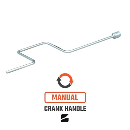 Bastion Distribution One New 24" Scissor Jack with Crank Handle | 5000lbs Capacity | Adjustable 4-24” Height | Spray-Tested Powder Coated | BJ-5000MSJ24 - size: 24" (One Pack)