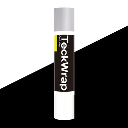 TECKWRAP Silver Reflective Chrome Adhesive Vinyl Flashlight Sensitive Vinyl for Crafts, Decals, Bikes, Motorcycles, Helmets, Mailbox, Reflective Tape, 1ftx5ft, Silver - color: Silver