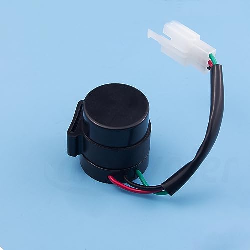 2 PCS Signal Flasher 3 Pins Round Turn Signal Flasher Relay Blinker Black Aftermarket Parts Fit for GY6 50-250cc Scooters Moped ATV Pit Dirt Bike Motorcycles.(2 PCS)