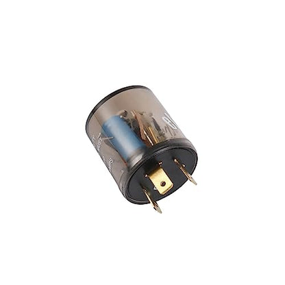 4 pcs 12V 3 Pin Electronic LED Flasher Relay Round Heavy Duty Electronic Turn Signal Light Blinker 3 Prong Turn Signal Flasher Relay - size: 4pcs 3 PIN 20 Amps 12V Flasher