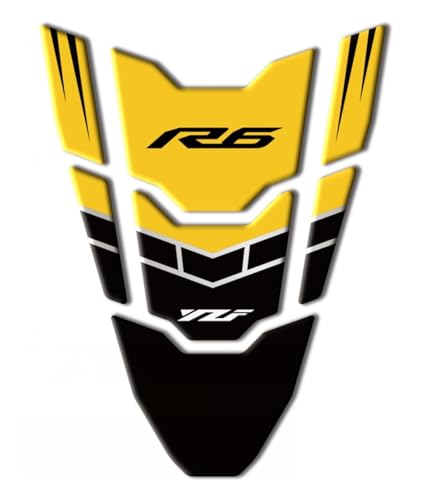 Tank Sticker for YZF R6 R 6 Motorcycle Accessory Fuel Tank Sticker Protector Decal Oil Gas Tankpad Stickers Accessories - color: Black g