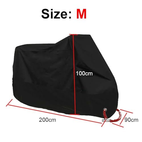 Motorcycle Cover Waterproof Rain and Dust UV(Medium) - color: Medium