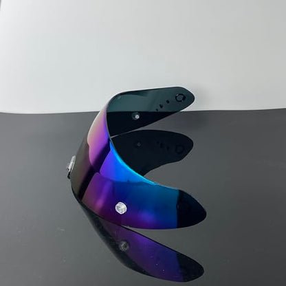 R1 Air Helmet Visor Replacement,Tinted Motorcycle Helmet Face shield Windshield lens for R1,R1 Air,R1 EVO,T520,ST1400,391 (Rainbow) - color: Rainbow