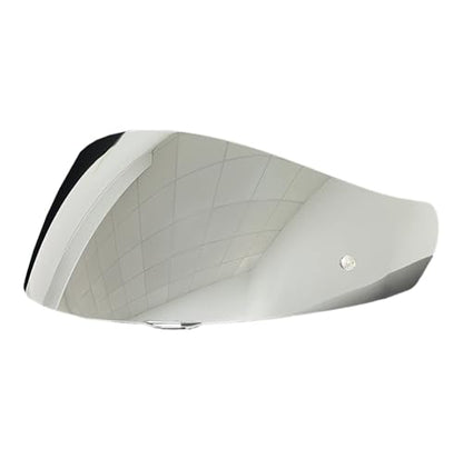 HJ-17 Helmet Visor Replacement,UV Protective Helmet Face Shield Compatible with CL-MAX II,IS-MAX BT,SY-MAX III,IS-MAX II,CL-MAX 3,C90,C91,C91N(Silver-Day Use Only) - color: Silver-day Use Only
