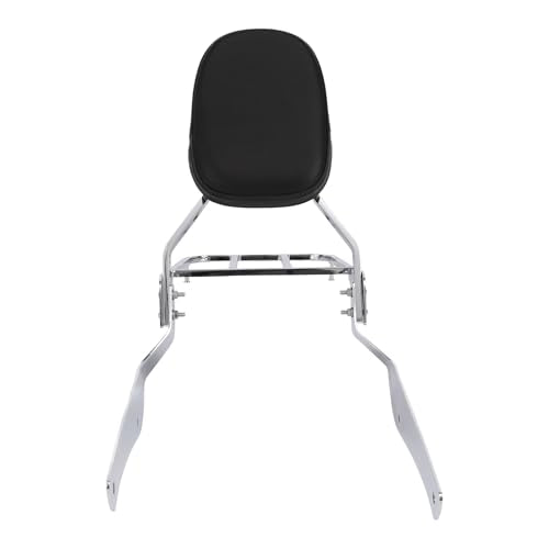 SLMOTO Backrest Sissy Bar Back Rest Luggage Rack Fit for Suzuki Intruder/Volusia VL800 2001-2011 Boulevard C50 2005-2011 Black - color: Fit for Suzuki Intruder