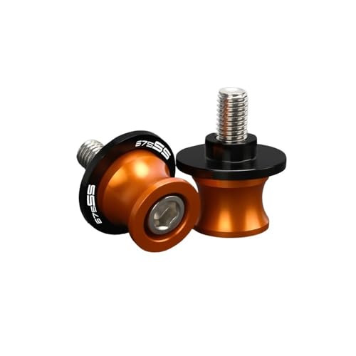 Moto Frame Sliders For CFMOTO 675SS 2024 2025 2026 Swingarm Spools 10MM Motorcycles Accessories Rear Stand Screws Sliders - color: A orange M10