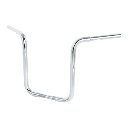 Green-L 1 1/4" Ape Hanger 18" Rise Handlebars Fit for Harley Sportster XL883 XL1200 Softail FLST FXST Custom Motorcycle 1.25" Handle Bar - size: 18" Rise, style: Style B Chrome