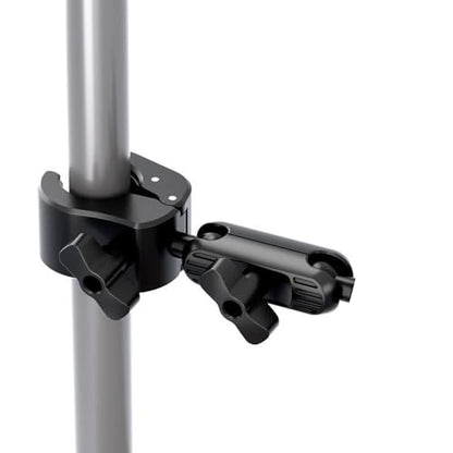 Motorcycle Bike Handlebar Mount with Double Socket Arm for Garmin Handheld GPS Navigator/Garmin eTrex 22x 32x 10 30 /GPSMAP 65s 65 67 67i 79sc /eTrex SE Solar/inReach SE+ Explorer+ /Rino 700