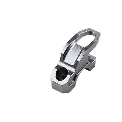 Motorcycle CNC Aluminum Brake Master Cylinder Holder Clamp Bracket Bag Hook Helmet Hanger Compatible with MT 03 07 09 MT-07 MT-09 - size: No Titanium