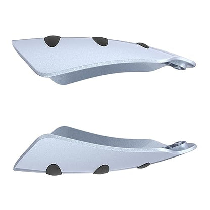 Advanblack Atlas Silver Metallic Hand Guard For Harley Touring Street Glide Road Glide - color: Atlas Silver