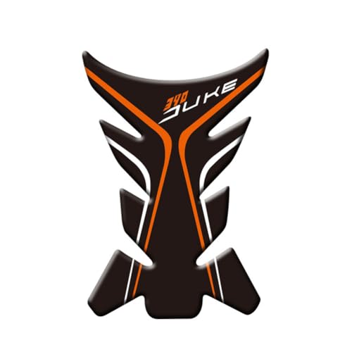 AL-mart Motorcycle Gas Cap Tank Pad Sticker Decal Protector Anti-Slip Heat Insulation Fits for KTM 125/200/390 Duke - color: Black