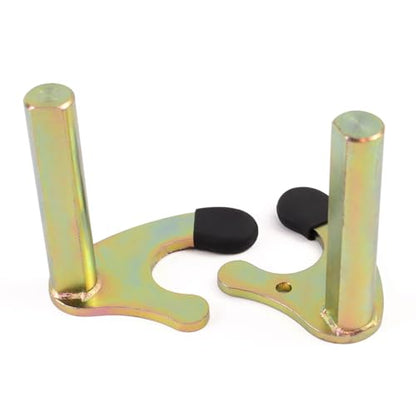 Motorcycle Rear Wheel Lift Stands Frame Accessories Swingarm Spool Lift Stand Paddock Stands Attachment U-Shape Rear Wheel Stand with Anti-Slip Rubber Protecotor (Round Tube) - size: Round Tube