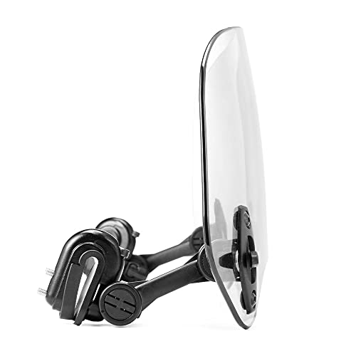 Kucehiup Motorcycle Windshield Extension Windscreen Extender 15 inches - style: Clear-15 inches