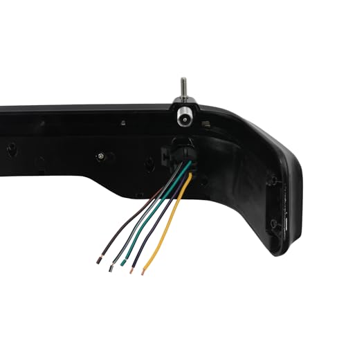 TCMT Clear Len King Trunk LED Tail Light Assembly Wiring Harness Fits For Harley Touring Road King Road Street Electra Glide Tri Glide Ultra Limited 2014-2025 - color: Clear Lens Black Housing A, size: Light Set(12 Funtions)