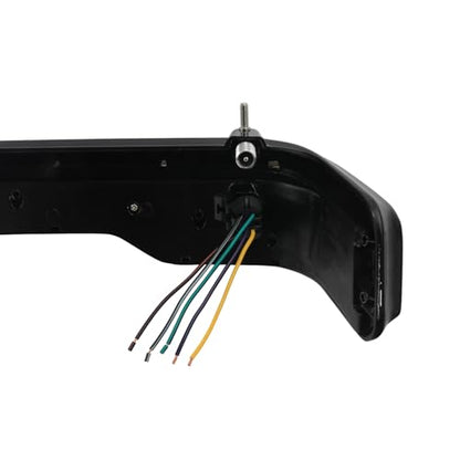 TCMT King Trunk LED Tail Light Assembly Wiring Harness Fits For Harley Touring Road King Road Street Electra Glide Tri Glide Ultra Limited 2014-2025 Clear Len - color: Clear Lens Black Housing A, size: Light Set(17 Funtions)