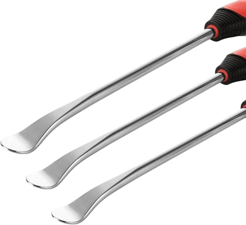 14.5" Tire Spoon Lever Iron Tool, Motorcycle Bike Professional Tire Changing Kit,with 3 Pcs Rim Protectors,Repair Tool Kit,39-Piece Tire Levers Set, Tire Changing Tool