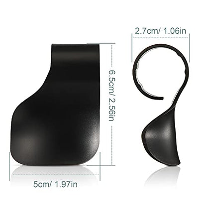 4 Black Motorcycle Throttle Mounts - Wrist Throttle Assist Rest Control Handlebar Grip Cruise Control Assist for Motorcycles, Scooters, Electric Bikes