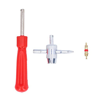 Chrome Alloy Repair Kit - Tire Valve Stem Puller Installer and Remover Tool Set for Automotive Maintenance, Compatible with Car Motorcycle and Air Conditioning Units