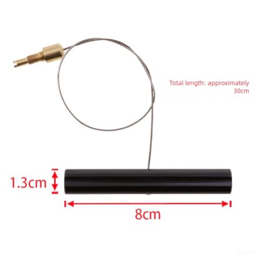 Motorcycle Tire Valve Stem Puller Tool For Repairing Tire Valves And Pulling Valve Stems Through Rim Holes Motorcycle Tire Repair Tool With Rotating Cable Handle (Black) - color: Black