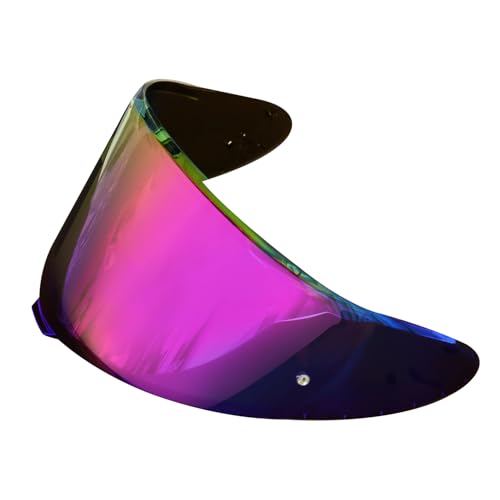 Shoei RF1400 X15 Helmet Visor Replacement Shield, Anti-Fog Sun Shield Accessory Compatible with RF-1400, CWR-2, X15, Z8, X-SPR PRO (Rainbow) - color: Rainbow