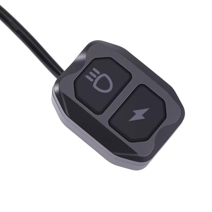 maXpeedingrods LED Motorcycle Fog Lights, Offroad Driving Light Amber/White High & Low Beam, Offroad Driving Light with Switch Wiring Harness - size: 2.1in