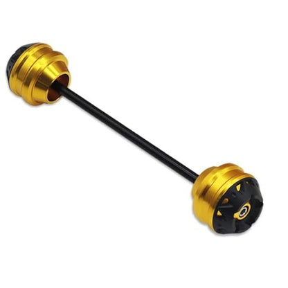 MT-07 MT07 2015-2022 2023 2024 Motorcycle Accessories Front Rear Fork Slider Axle Crash Wheel Protector(Rear Gold13) - size: Rear Gold13