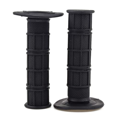 HIAORS 7/8" Motorcycle Hand Grips for CRF YZF WRF KXF KLX Pit Dirt Bike Motocross Motorcycle Offroad Dirt Bike Black - color: Black