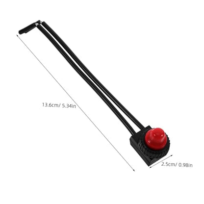 Alipis Waterproof Motorcycle Push Button Switch Wiring Universal Handlebar Control for Motorcycle Brake Light and Engine Switch Sturdy SPST Design for Easy Installation