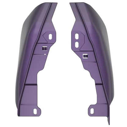 Advanblack 2025 Road Glide Mid Frame Air Deflectors Heat Shields Deflector for Harley Touring '09-'25 Harley RG, Street Glide, Road King (Purple Abyss Denim) - color: Purple Abyss Denim